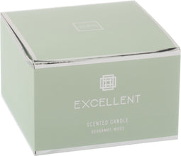 J-Line geurkaars Excellent - glas - muntgroen – large - 50U