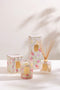 J-Line geurkaars Happiness Blooms - Rain Reef - roze - large - 70U