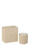 J-Line geurkaars - leder - beige - 40U
