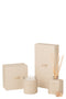 J-Line geurkaars - leder - beige - 40U
