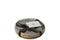J-Line geurkaars m-chic - glas - goud/zwart - medium - 20U