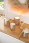 J-Line geurkaars Merci - beige - small - 65U