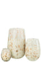 J-Line Geurkaars Mia - glas - wit/mix - large