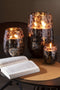 J-Line Geurkaars Mia - glas - zwart/mix - large
