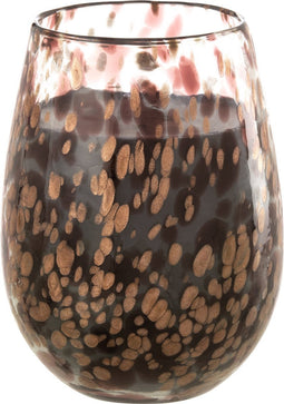 J-Line Geurkaars Mia - zwart/mix - glas - large