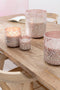 J-Line geurkaars Tender Rose - roze - large - 120U