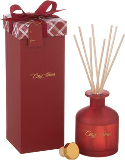 J-Line geurolie - Cosy Times Sapphire Amber Tea - rood