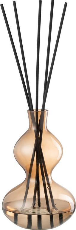 J-Line geurolie Nordic vetiver - glas - amber - large