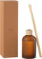J-Line geurolie + stokjes Accords Essentiels - Ambre Intime - oker - 550 ml