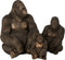 J-Line Gorilla Poly Donkerbruin Large