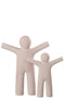 J-Line decoratie Haan - ijzer - mix - 2 stuks - large