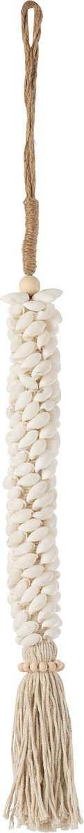 J-Line hanger Schelpen Touw - katoen - ecru
