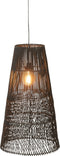 J-Line hanglamp Alix - hout - bruin