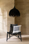 J-Line hanglamp Bal - gras - zwart