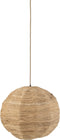 J-Line hanglamp Bol Bananenbladeren - jute - naturel - large