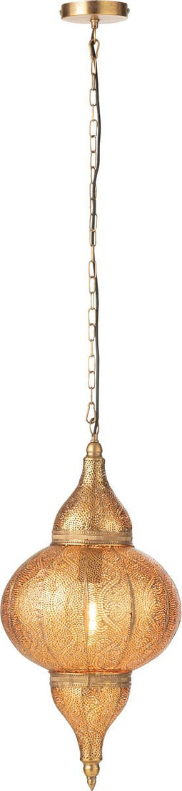 J-Line hanglamp Boor - metaal - goud - small