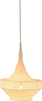 J-Line hanglamp Handgebreid - textiel - beige - large