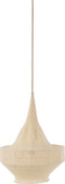 J-Line hanglamp Handgebreid - textiel - beige - small