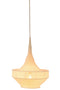 J-Line hanglantaarn Cilinder - metaal/polyester - beige - small