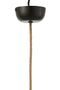 J-Line hanglantaarn Cilinder - metaal/polyester - beige - small