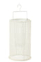 J-Line hanglantaarn Cilinder - metaal/polyester - wit - large