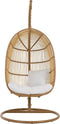 J-Line hangstoel Ovaal - staal - naturel