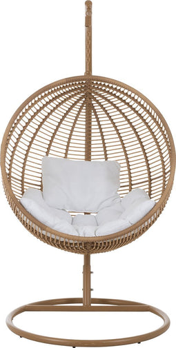 J-Line hangstoel Rond - staal - naturel