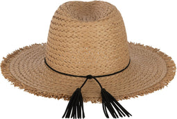 J-Line hoed + Touw + Kwast - papier - lichtbruin