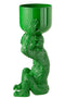 J-Line Ijsemmer Aap Polyresine Groen