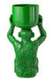 J-Line Ijsemmer Aap Polyresine Groen