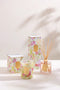 J-Line kaars - Happiness Blooms Mimosa & Rose Was - wit - large - 70U