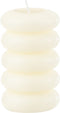 J-Line kaars Macaron - wit - large - 10U