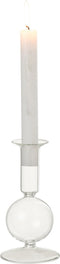 J-Line kaarshouder 1 Bal - glas - transparant - small - 2 stuks