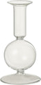 J-Line kaarshouder 1 Bal - glas - transparant - small - 2 stuks