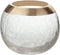 J-Line kaarshouder Bol Craquele - glas - transparant/goud - medium