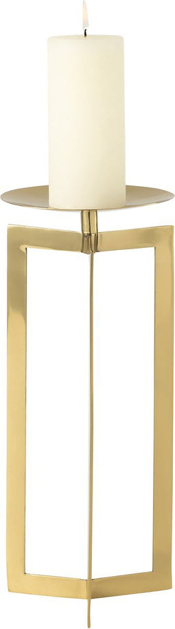 J-Line kaarshouder - metaal - goud - large