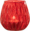 J-Line kaarshouder Motieven - glas - rood - small - 3 stuks