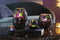 J-Line kaarshouder - theelichthouder Mozaiek - glas - paars - small - 2 stuks