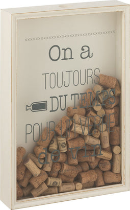 J-Line kader Kurk Antiek - hout - ecru