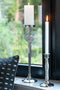 J-Line kandelaar Diamant - aluminium - zilver - small