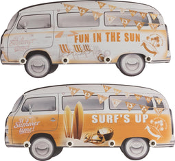 J-Line Kapstok Minibus Mdf Geel Assortiment Van 2