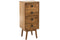 J-Line kast Lora 4 Laden Mango - hout - bruin