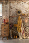 J-Line kast Lora 4 Laden Mango - hout - bruin