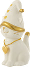 J-Line Kat Hart Hat Dolomiet Wit/Goud Medium
