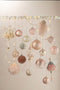 J-Line kerstbal Bloemen - glas Mat Opal - lichtroze - small - doos an 6