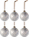 J-Line kerstbal Luipaard - glas - beige - small - doos van 6