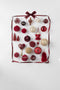 J-Line kerstbal Parels - glas - goud - large - doos van 4