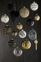 J-Line kerstballen 2+2 Effen - glas - zwart - medium - doos van 4