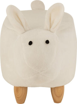 J-Line kinderstoel Schaap - hout/textiel - Ivoor - 66x32x46cm