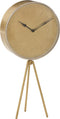 J-Line Klok Op Tripod Ijzer Goud Large